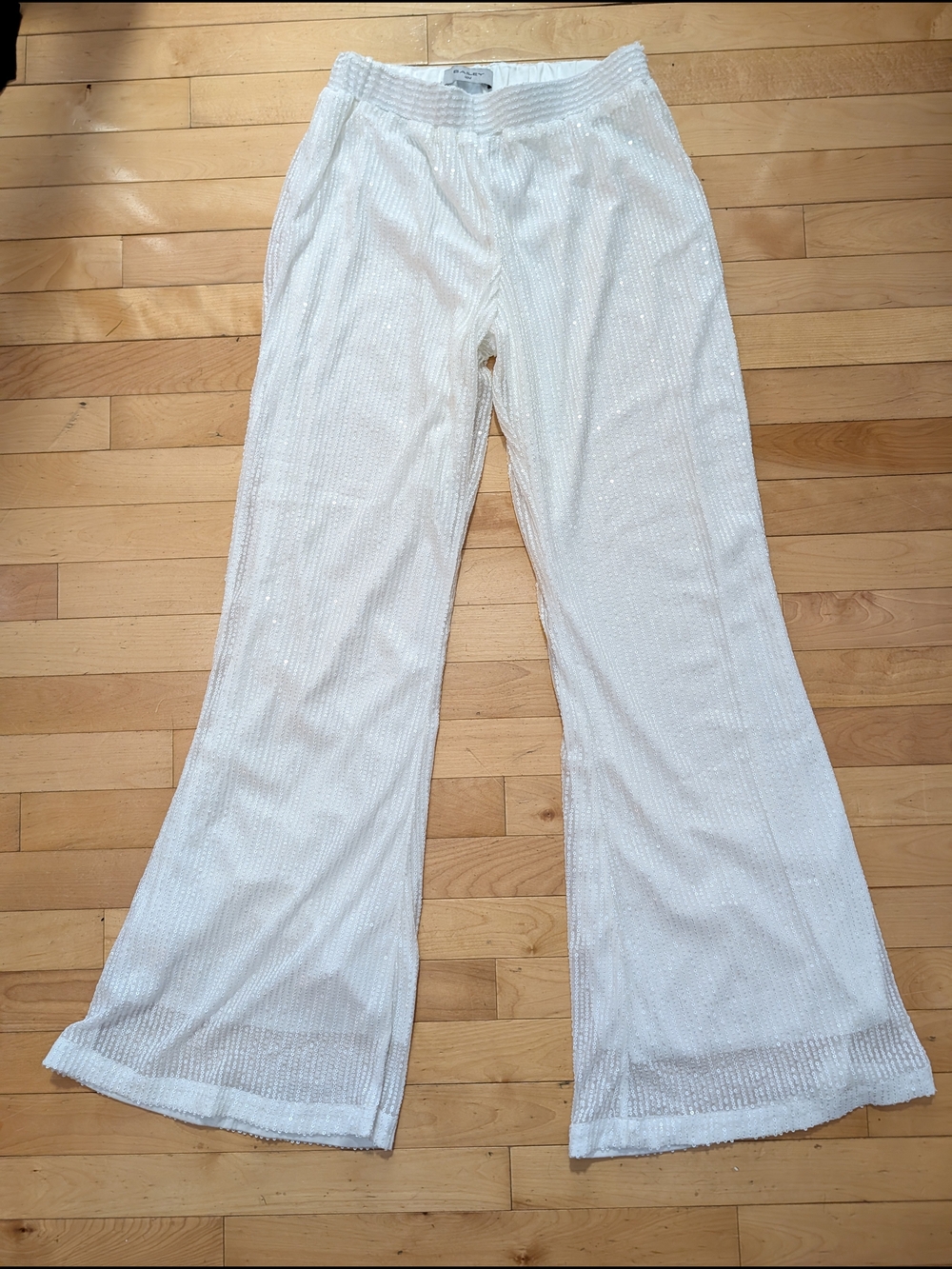 Bailey Sequin Wide-Leg Pants